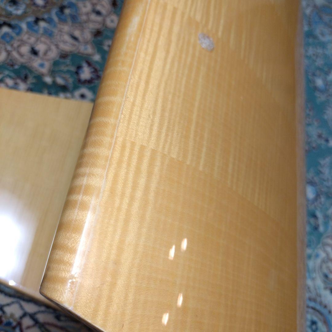 松創 ソファーテーブル センターテーブル ローテーブル ガラス シカモアメープル