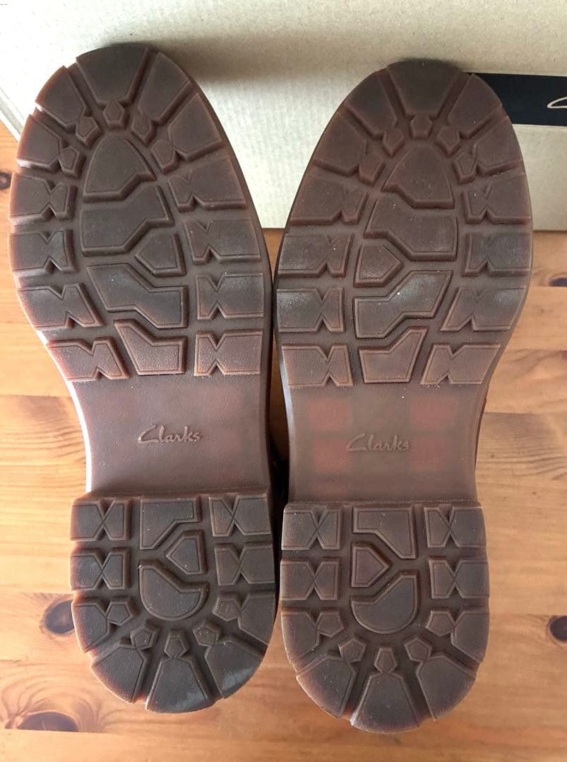 【極美品】クラークス Trace Top マホガニーレザー 本革 ブーツ26.5