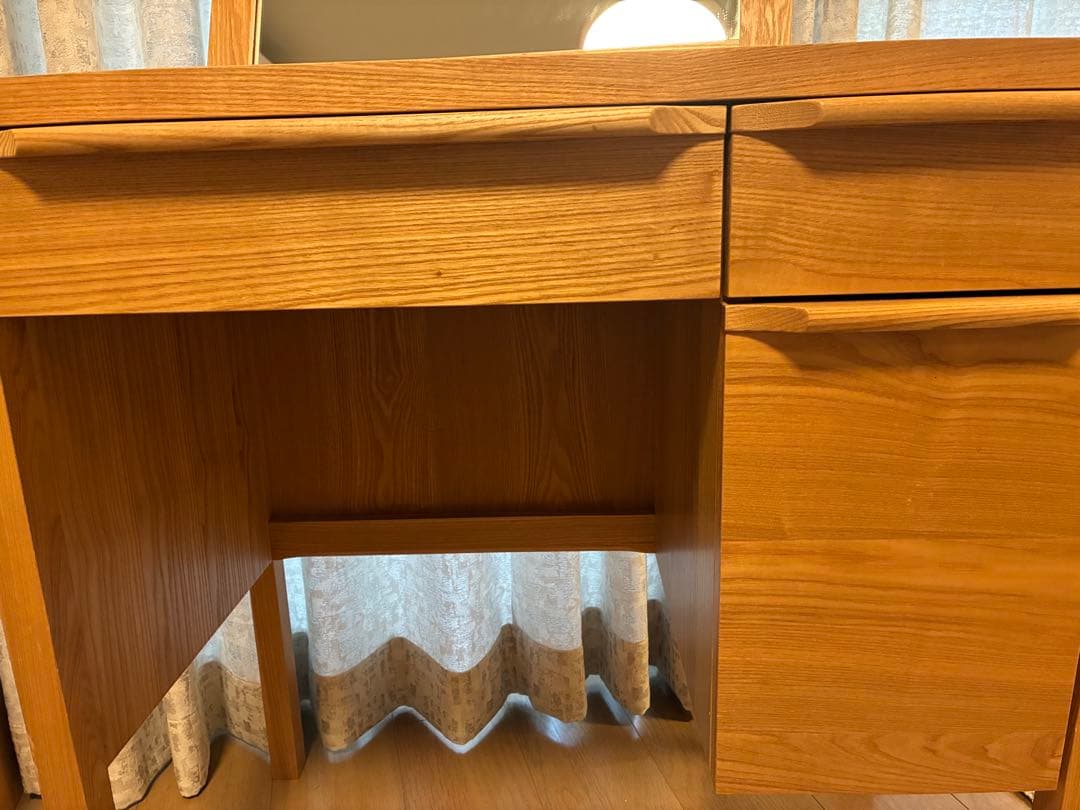 ウニコ（unico）ドレッサー スツール付　クラルスミニ