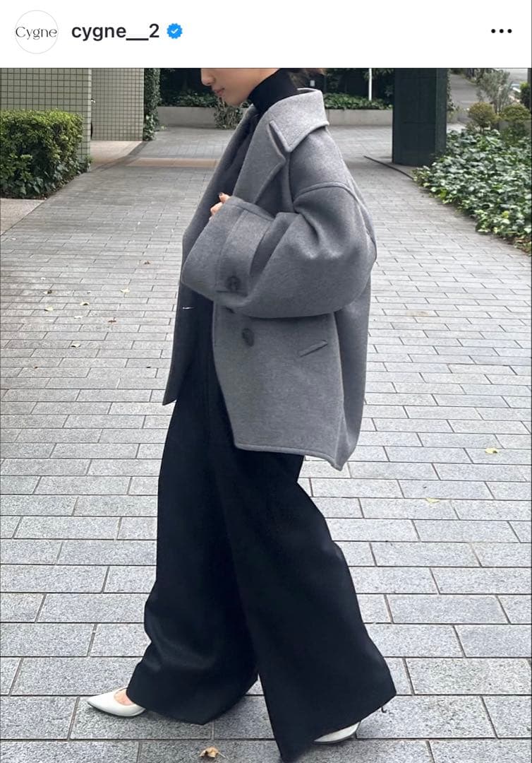 【新品未使用】 Cygne 今期新作 コート Emii