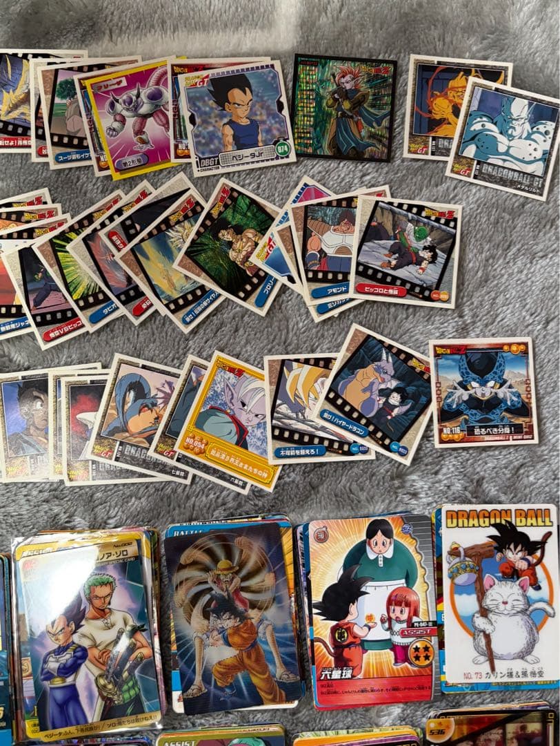 ドラゴンボールカードやシールまとめ売り1,000点以上シークレット激レア爆レア他