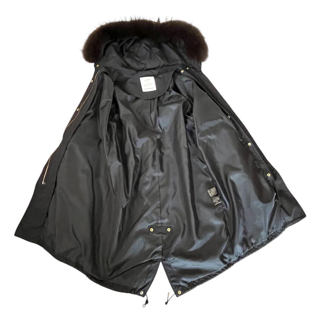 美品 IENAヴェトモン イエナ別注 ライナー付き モッズコート 38 ネイビー