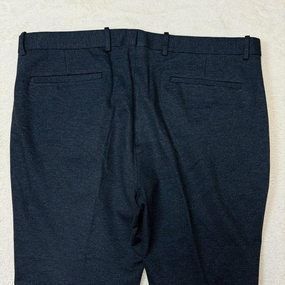 美品 XXL相当 theory スーツ セットアップ ネイビー ジャージ 紺