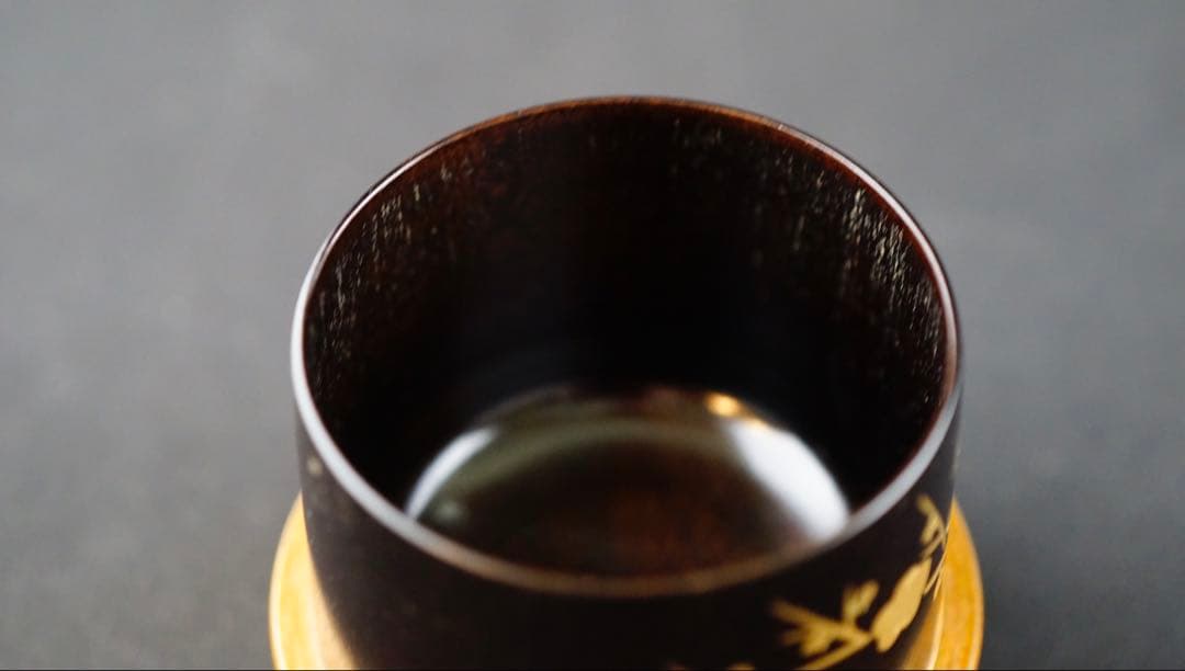 中村宗悦　初音蒔絵　鳥篭型茶器　共箱