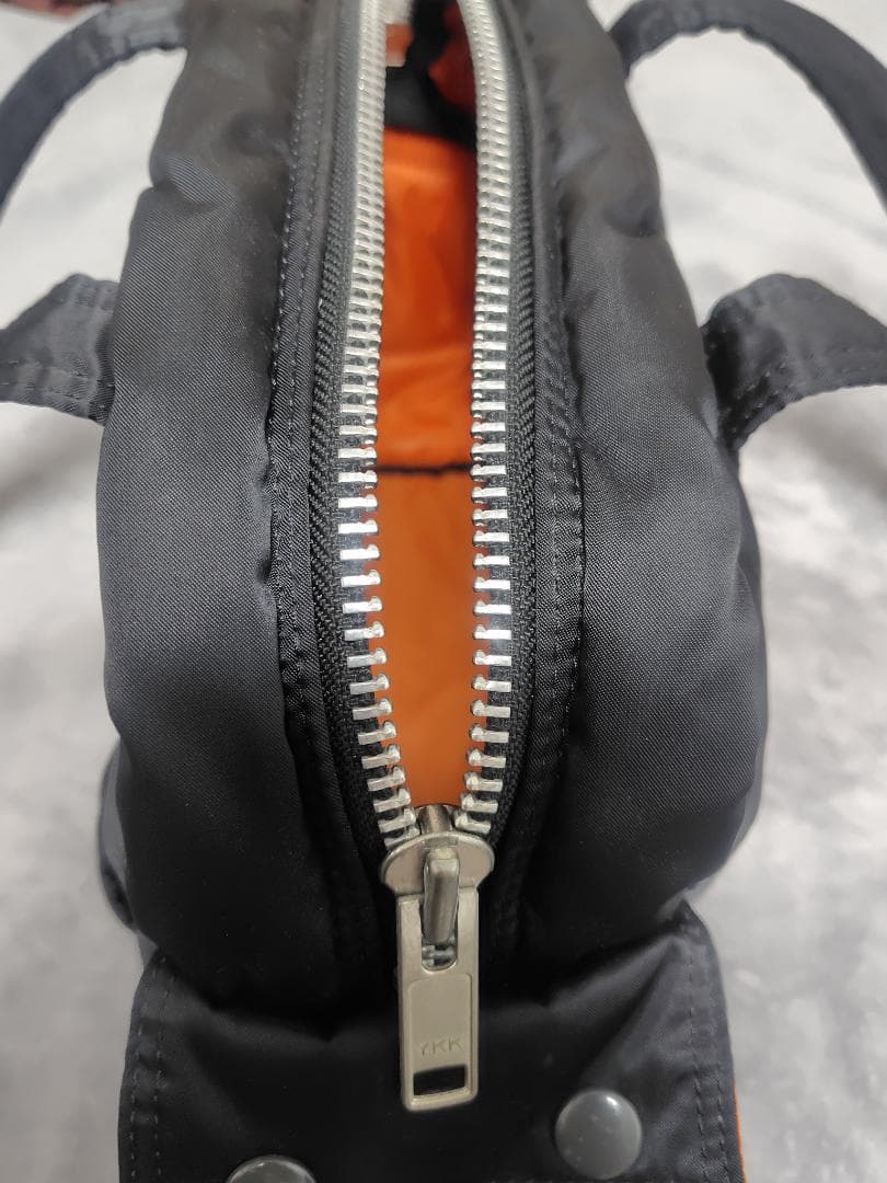 ポーター タンカー　ナイロン トートバッグ ブラック/オレンジ