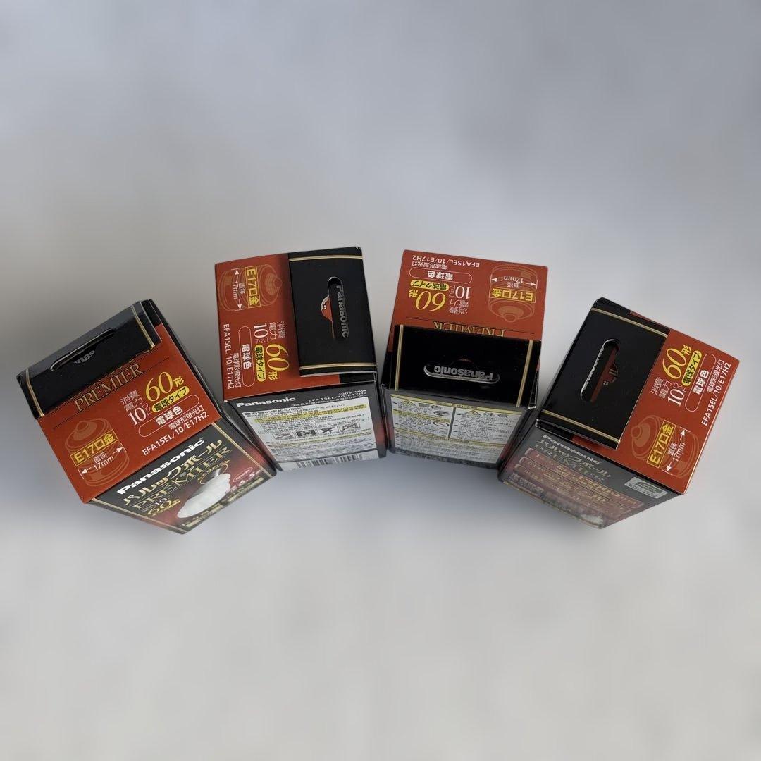 ★☆【未使用品】Panasonicパルックボール プレミア60形4個セット②★☆