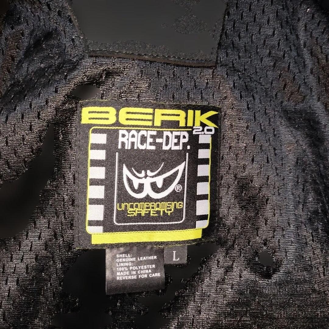 未使用！ Lサイズ BERIK2.0 レザージャケット　革ジャン