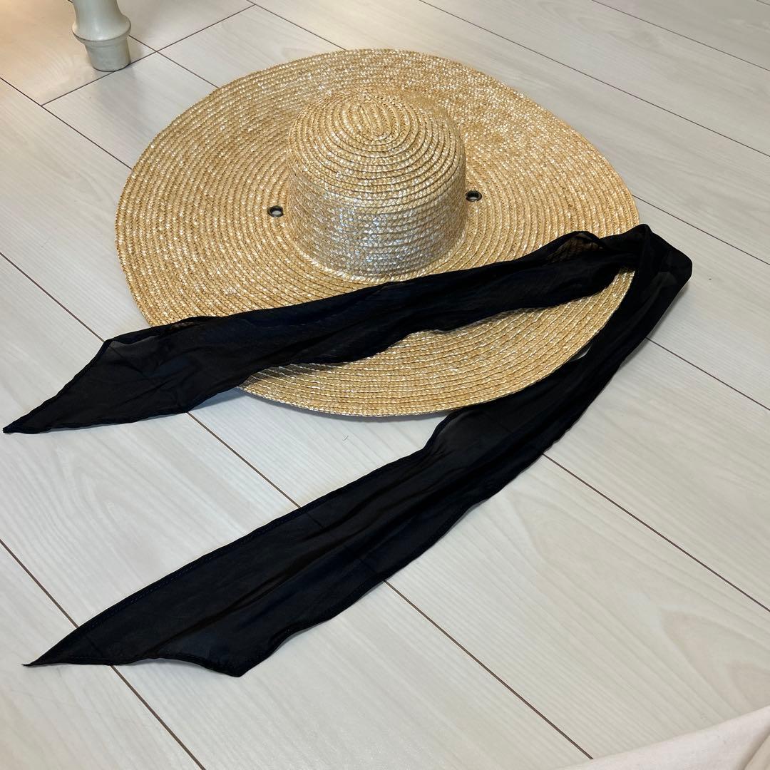 House of Lotus ハウスオブロータス　麦わら帽子 リボンボックス付き