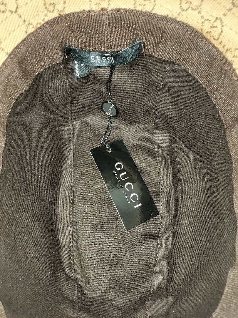 GUCCI バケットハット ベージュ 未使用