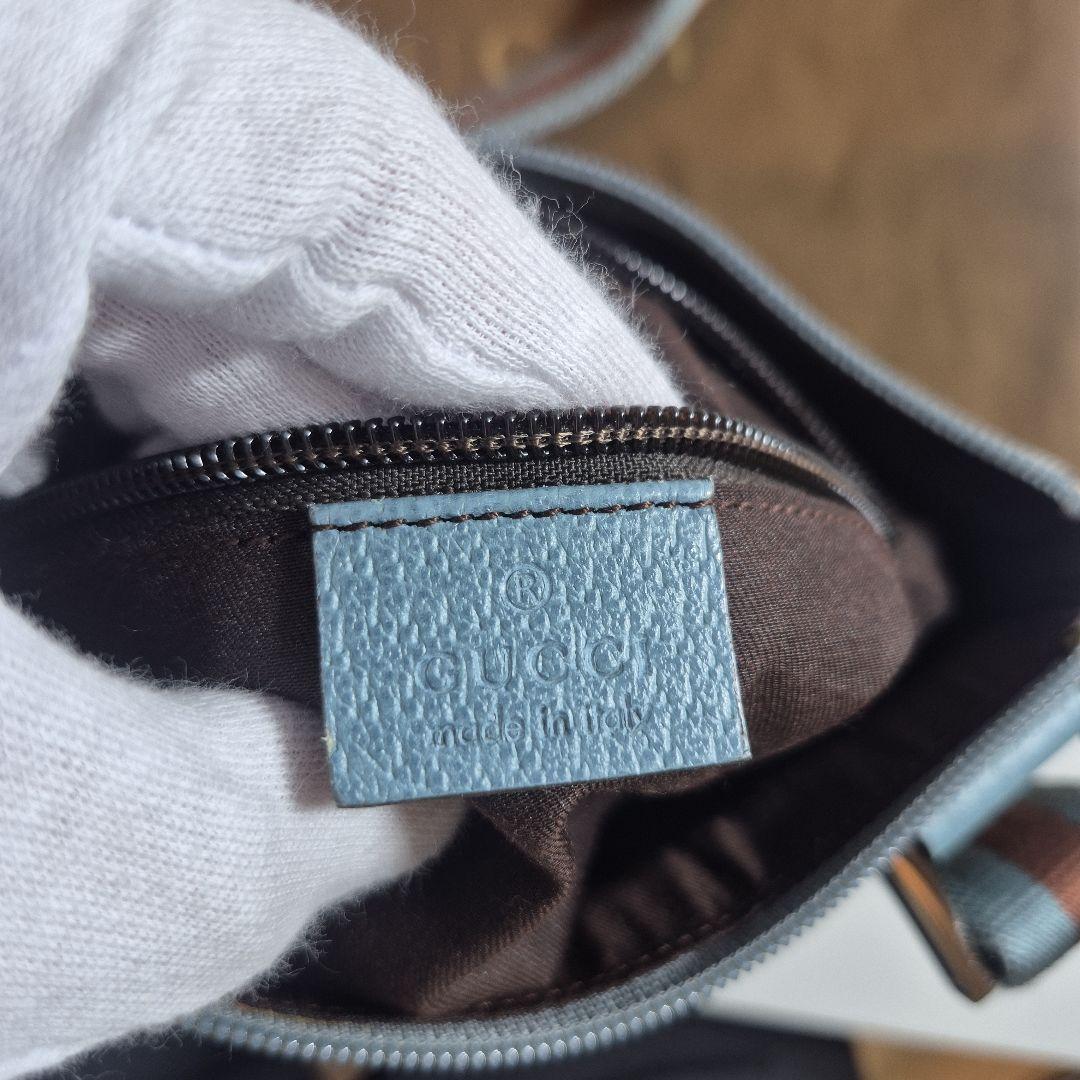 希少　GUCCI グッチ GGキャンバス シェリー ウェビング ショルダーバッグ