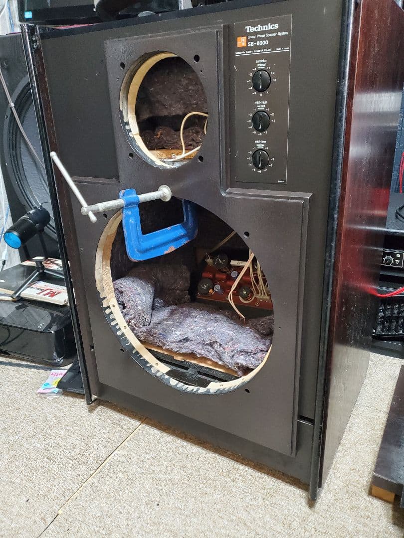 Technics　SB-8000改　能率96dB 60kg　バスレフダクト追加