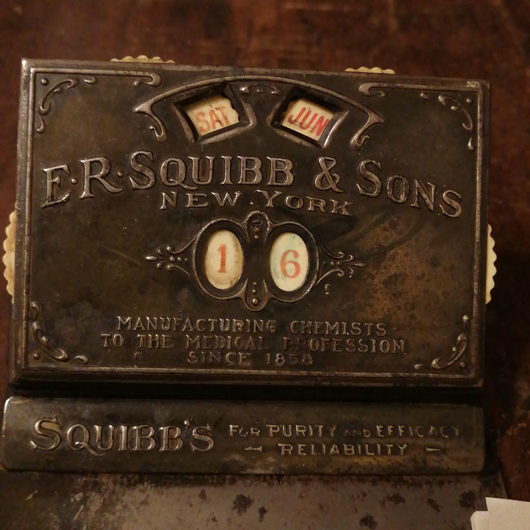 希少☆米国製アンティーク カレンダー付きクリップ ボード☆ステーショナリー文房具