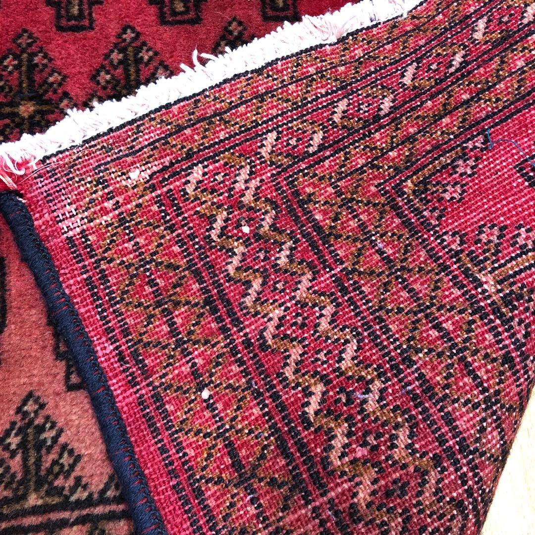 ペルシャ絨毯 ヴィンテージラグ 132×62cm 手織り オールドpersia