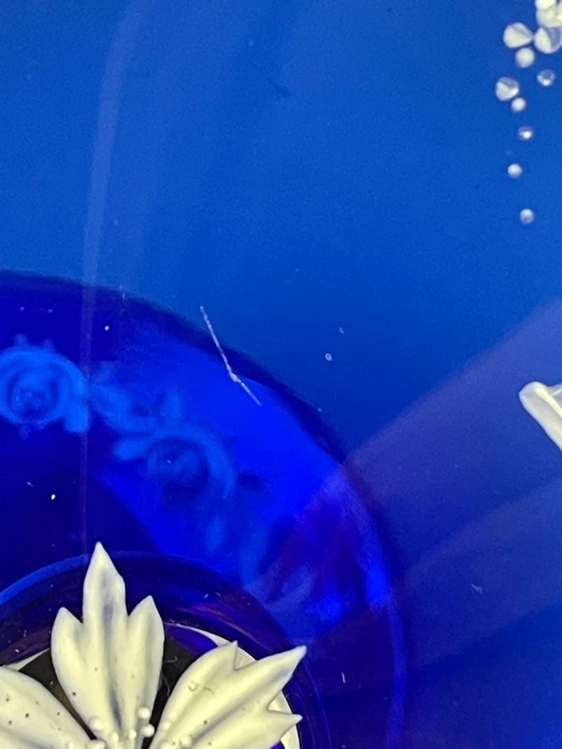 ヴェネチアガラス ホワイトエナメル コンポート アールヌーボー ぺティスタル