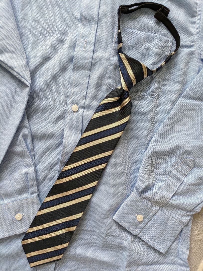 ネイビー チェック柄 スーツセット 150cm