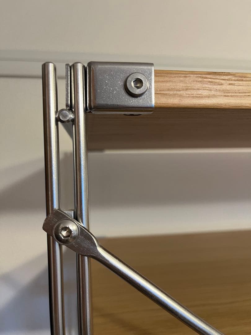 MIJI 無印良品　ステンレスユニットシェルフ・オーク材・ワードローブセット