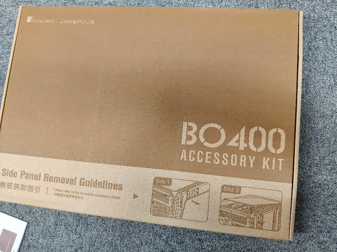 JONSBO BO400 グレー ATX PCケース、ミッドタワー