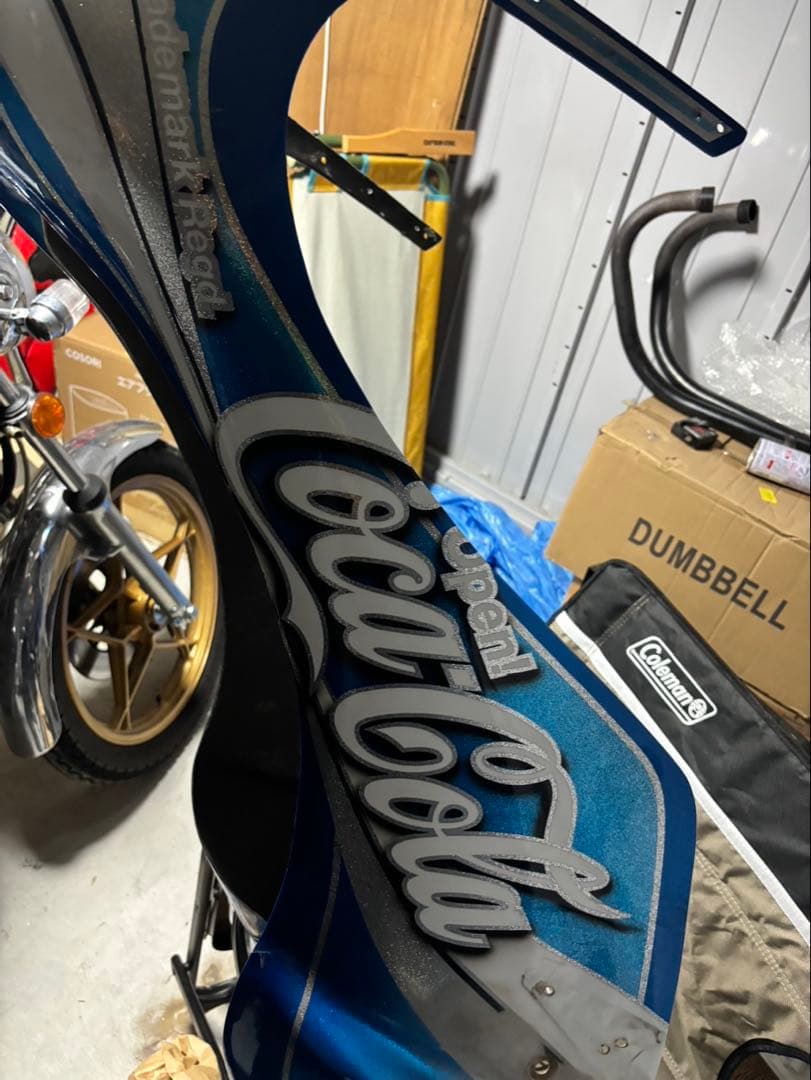 gs400 外装 コカコーラ カスタムペイント