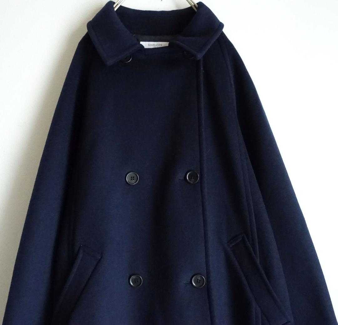 2024 B.C STOCK☆Wビーバーテントライントレンチコート F ネイビー