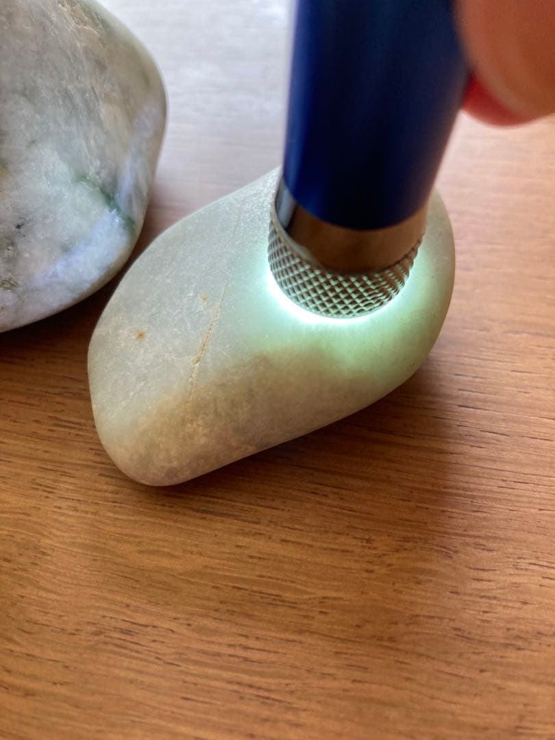 糸魚川翡翠　2個セット　ひすい　原石　圧砕