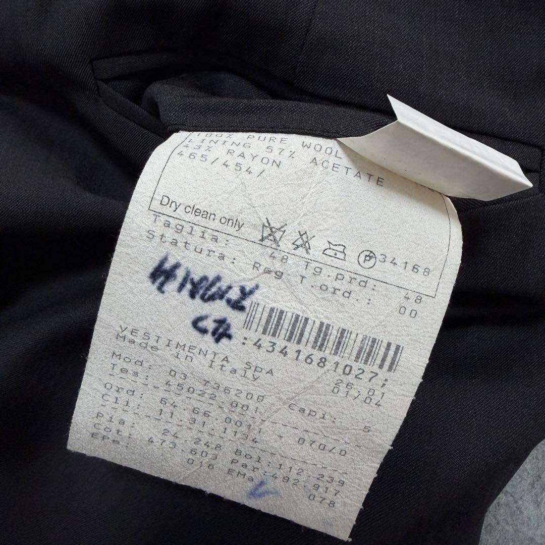 【美品　90s　希少L！】ジョルジオアルマーニ　ワイドスラックス　ウール100%