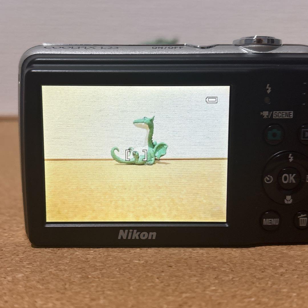 実写美⭕️美品【動作確認済】Nikon COOLPIX L23 シルバー