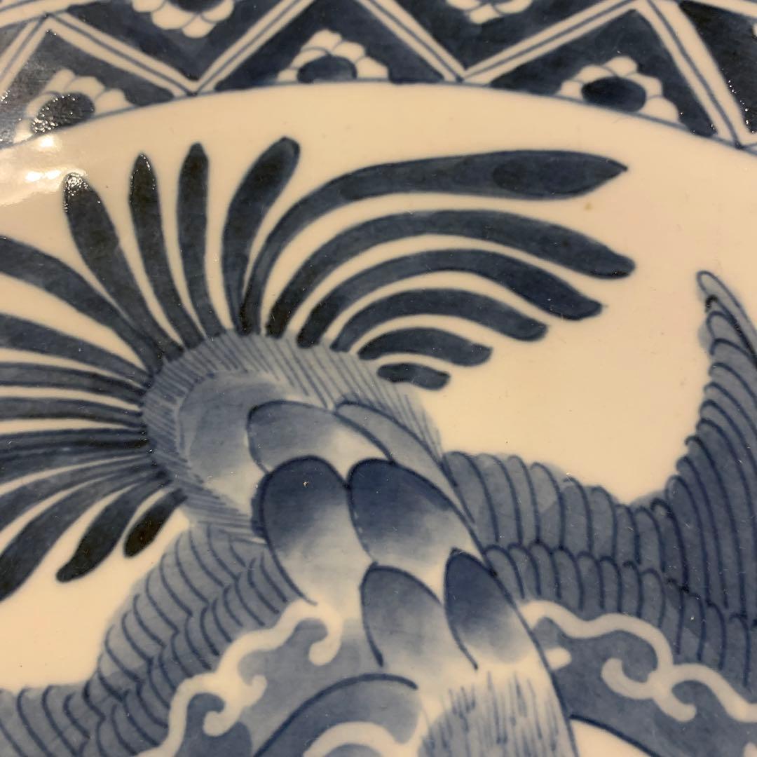 アンティーク　鳳凰飾皿　1客
