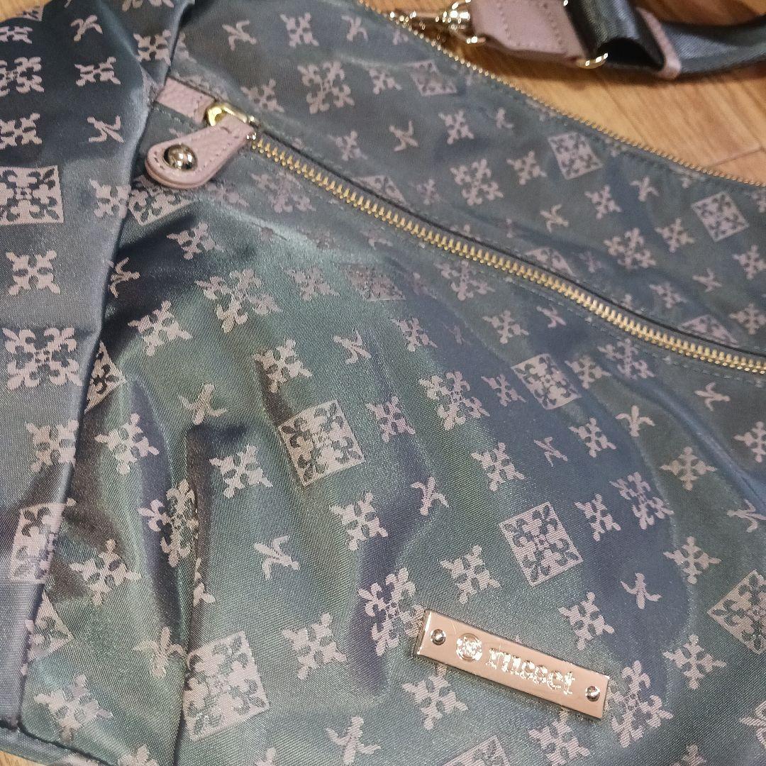 ラシット♥美品♥ショルダーバッグ♥2Way♥グレーピンク♥