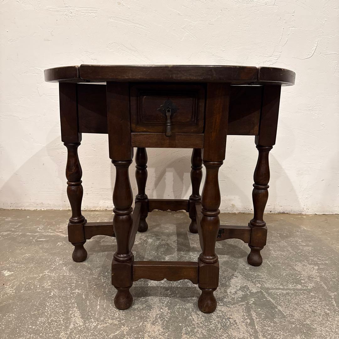 ビンテージ ドロップリーフテーブル ドロップサイドテーブル