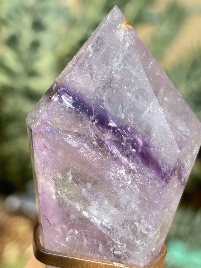 ブラジル　ミナスジェライス州　アメジスト　専用スタンド付き