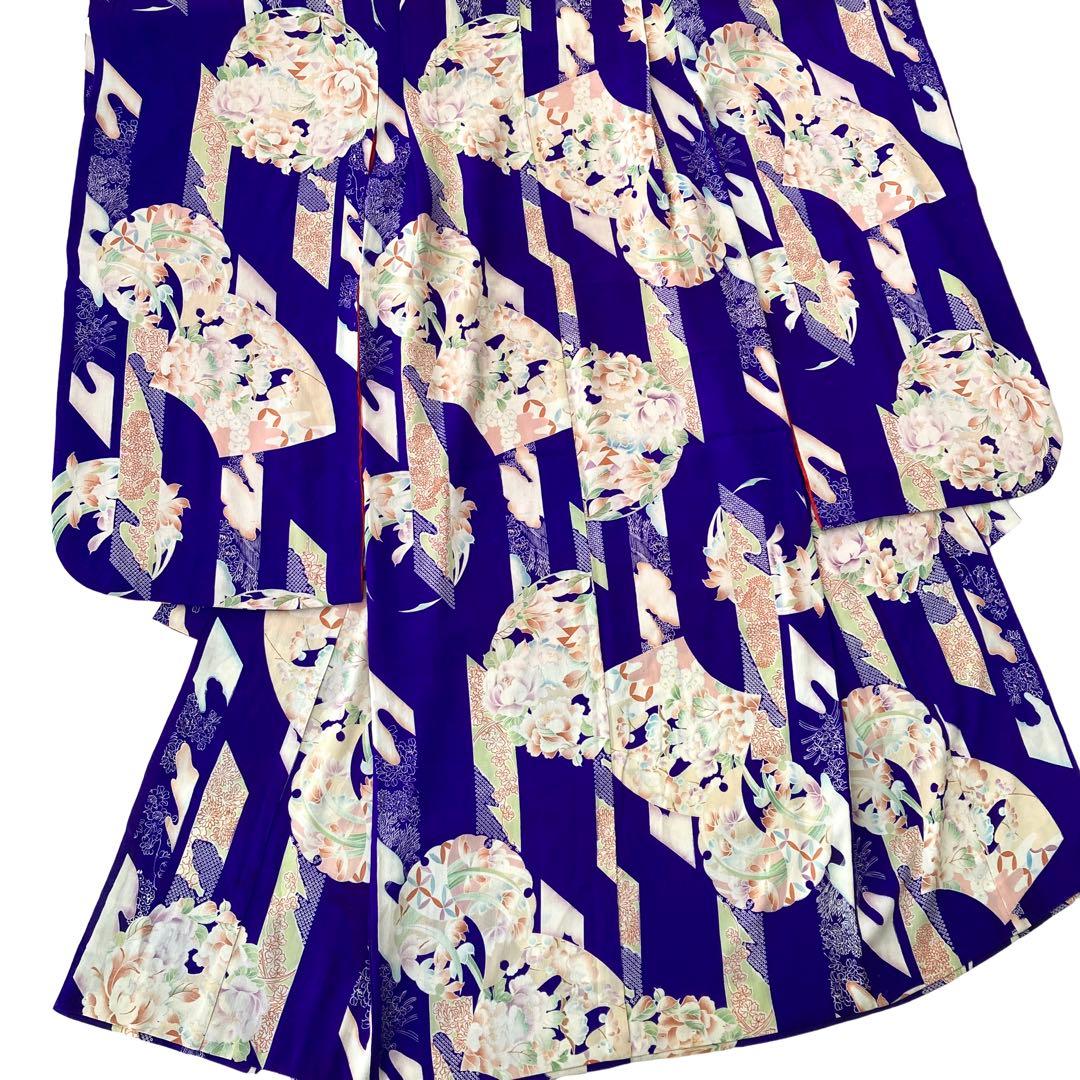 アンティーク　錦紗　女の子　子供着物　NO6