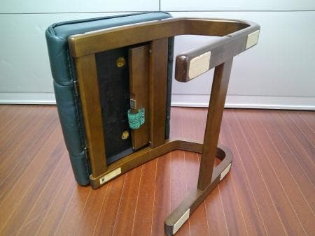 冨士ファニチア 本革 オットマン 角度２段階調整可 フジファニチア