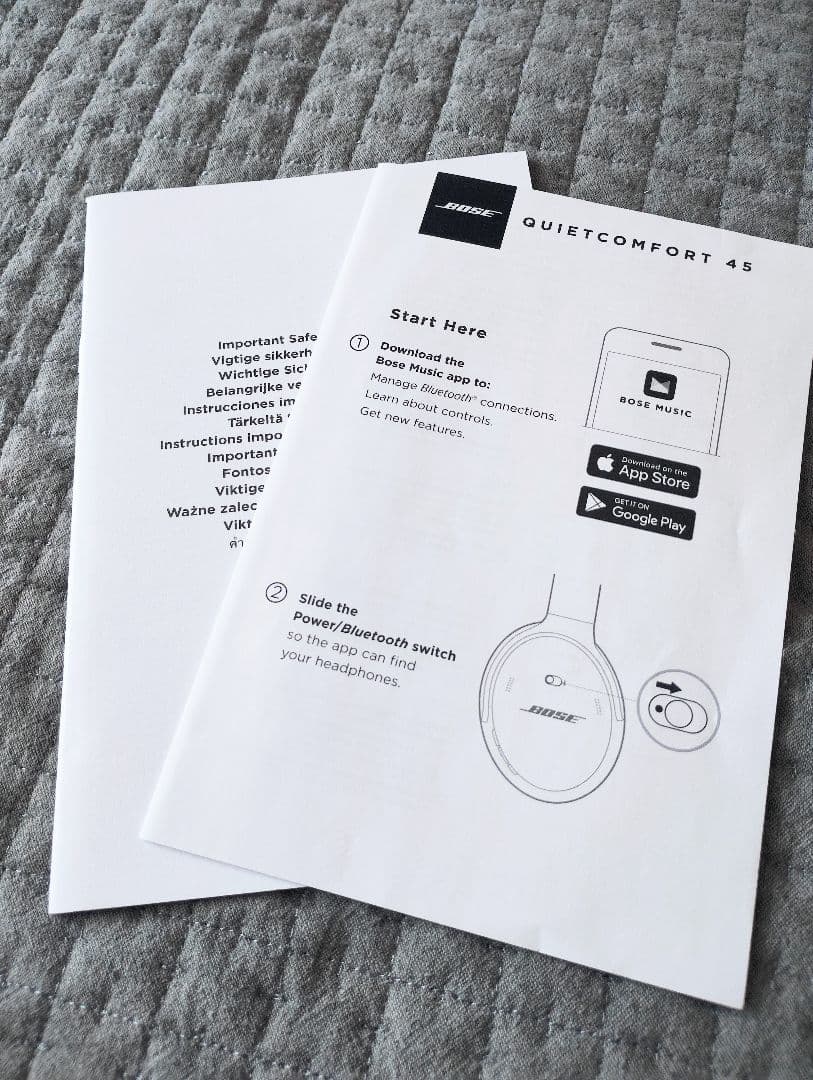 BOSE QuietComfort 45 ノイズキャンセリング ヘッドホン