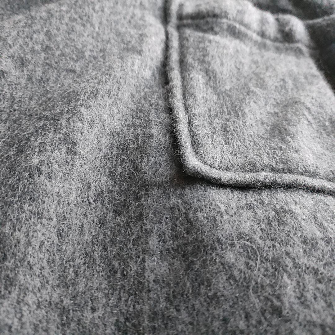 【新品・タグ付】カシミヤ100% フォックスファー ポンチョ ケープ グレー