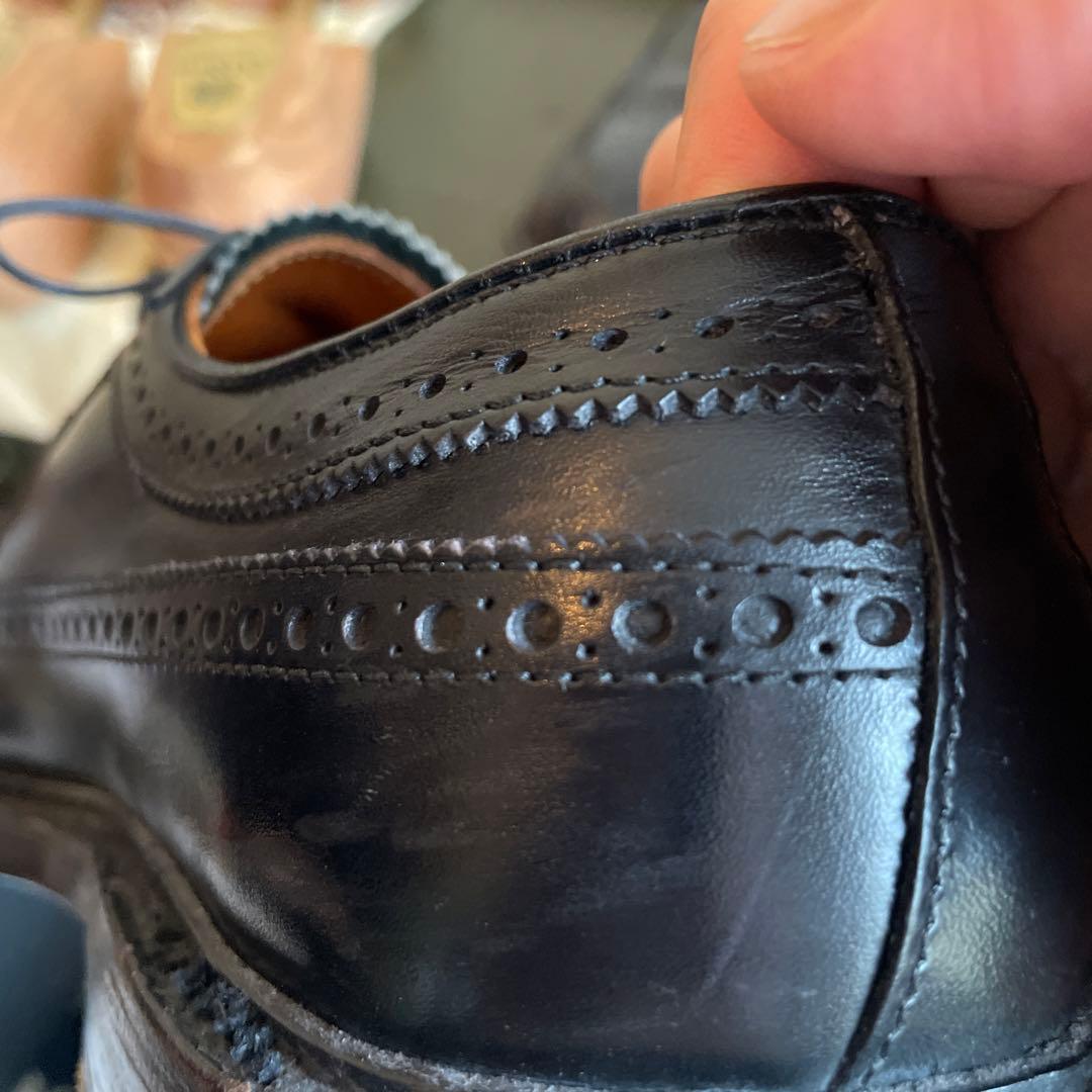 オールデン シューツリー付き BEAMSプラス別注 ウイングチップ