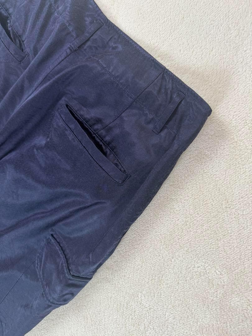 ジャーナルスタンダードラックス　サテンカーゴパンツ　ネイビー　紺色