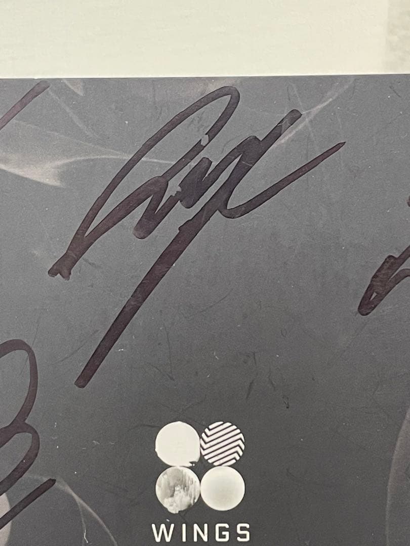 BTS WINGS サインアルバム