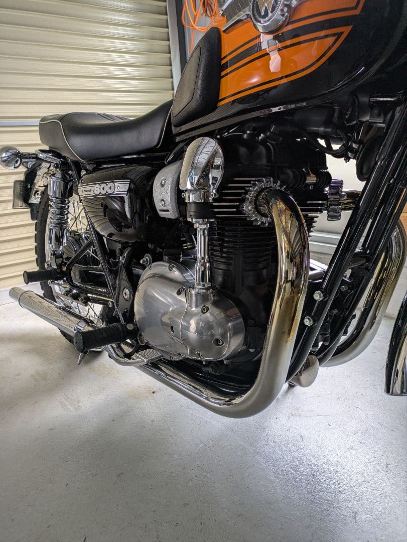 w800 ボートラップ　シガーマフラー