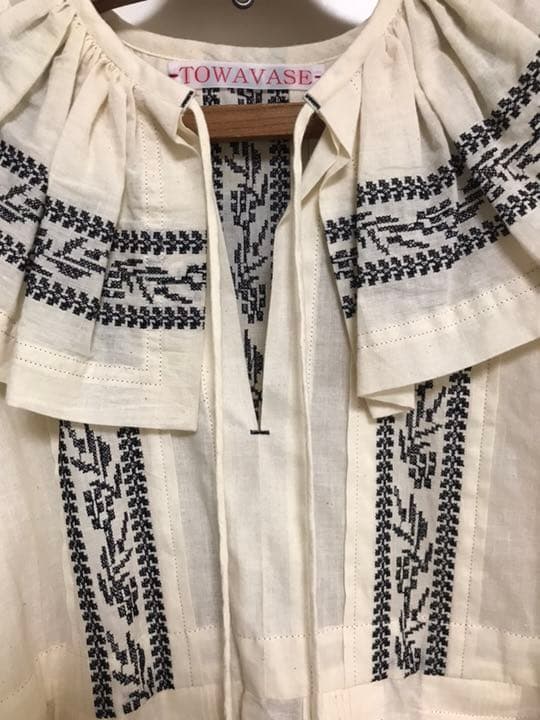 トワヴァーズ towavase 2020ss Antibes ブラウス