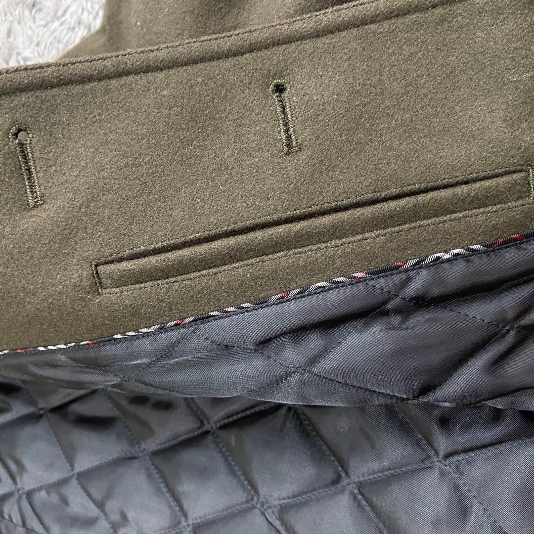 美品⭐️Burberry バーバリー　ブラックレーベル　ナポレオンコート　メンズ