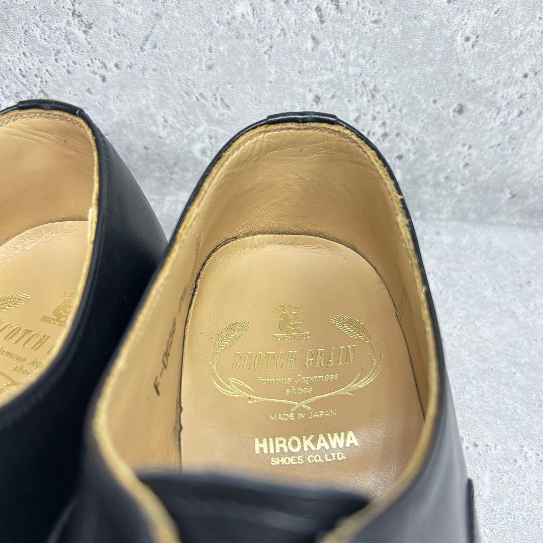 SCOTCH GRAIN 革靴 F0605 ストレートチップ 牛革 ブラック