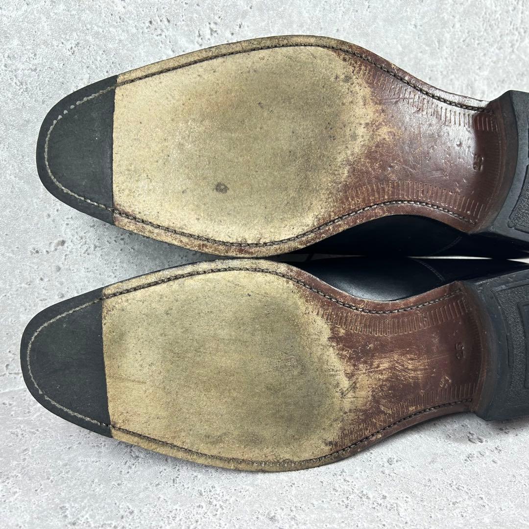 SCOTCH GRAIN 革靴 F0605 ストレートチップ 牛革 ブラック