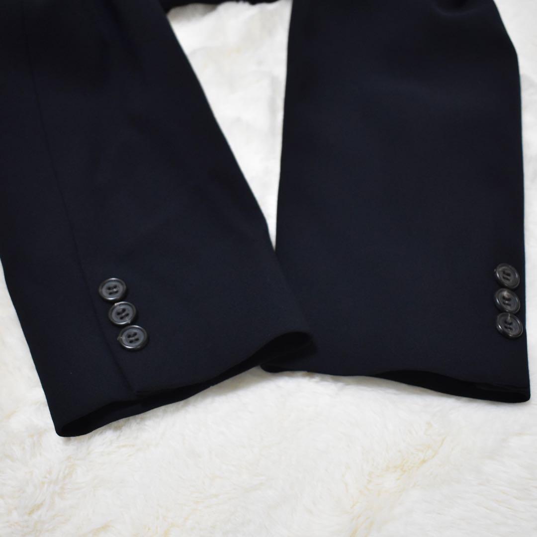 極美品✨アクアスキュータム ダブルテーラードジャケット ウール　着用1回　黒