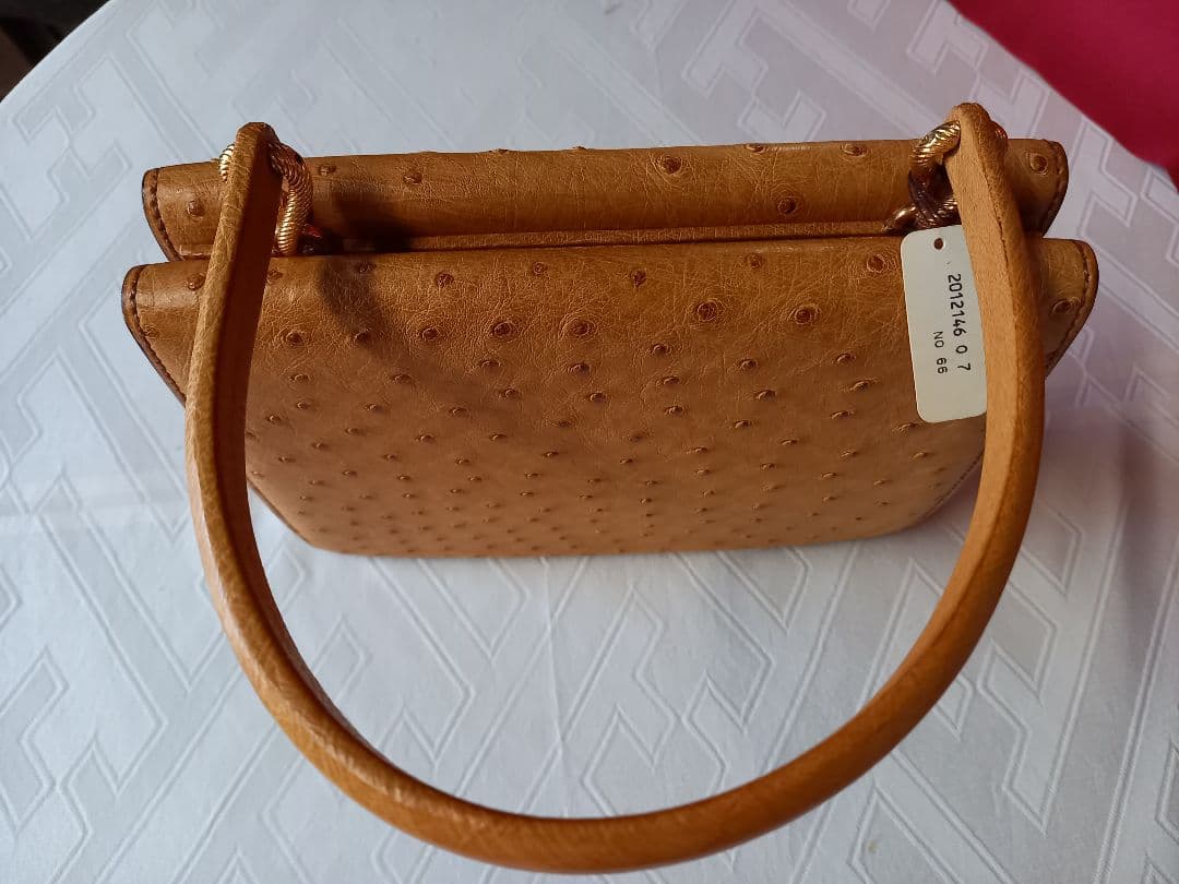 MORABITO　オーストリッチバッグ(ベージュ)