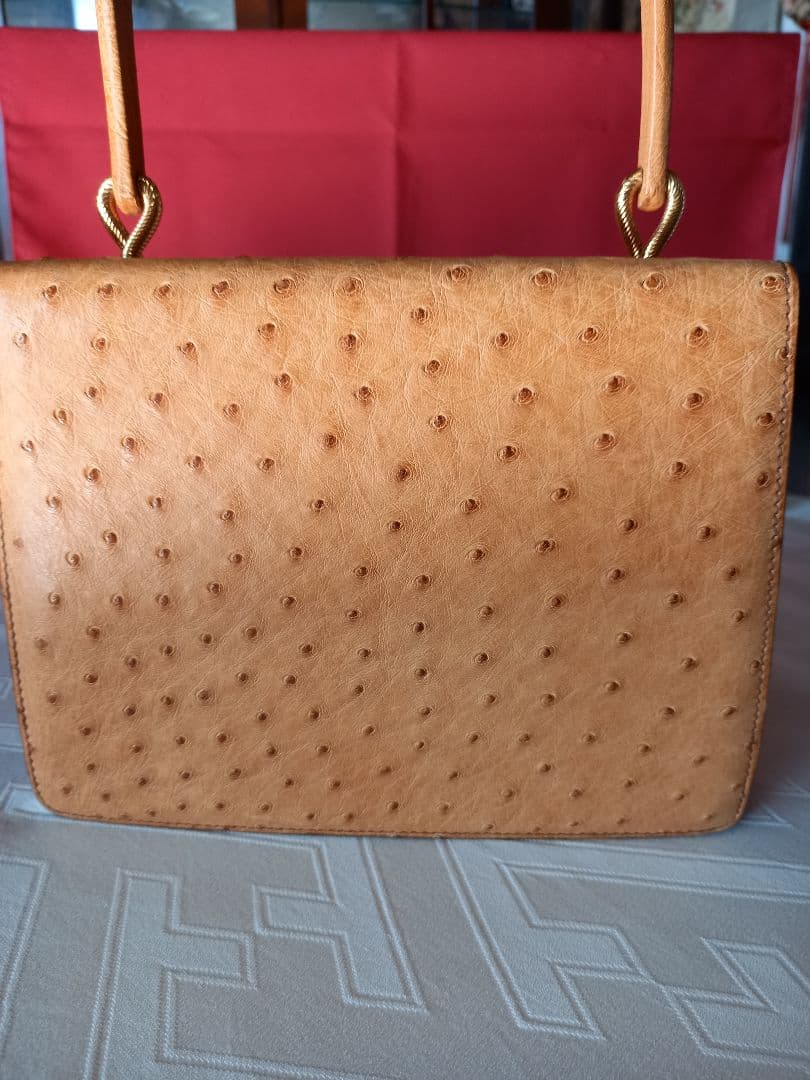 MORABITO　オーストリッチバッグ(ベージュ)