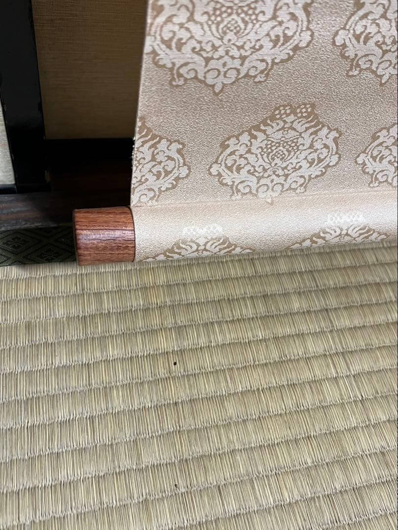 新年縁起物　高砂夫婦未使用 筆者國広　長期保管品安価で！ サイズ約180x53