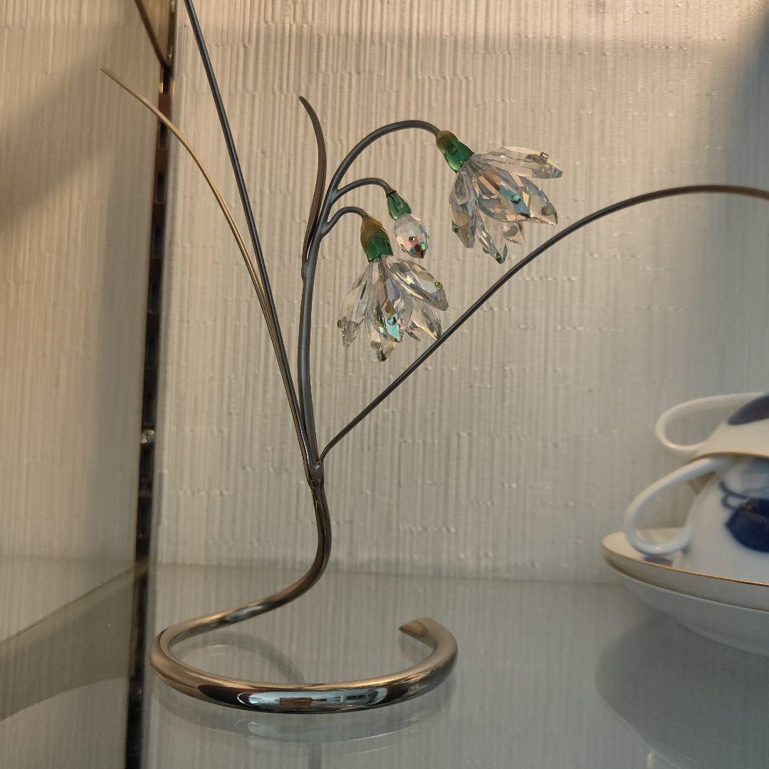 人気の花シリーズ超貴重！ 【スワロフスキー】スノードロップ