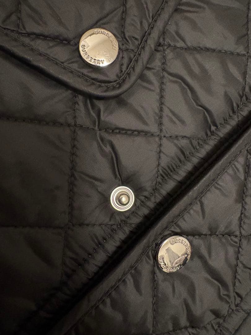 BURBERRY ブラック キルティングジャケット　162cm ほぼ新品