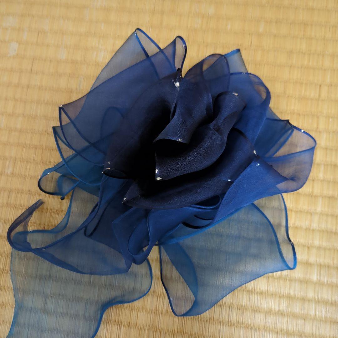 AIMER＊　ロングドレス　ブルー　ラメ　9号