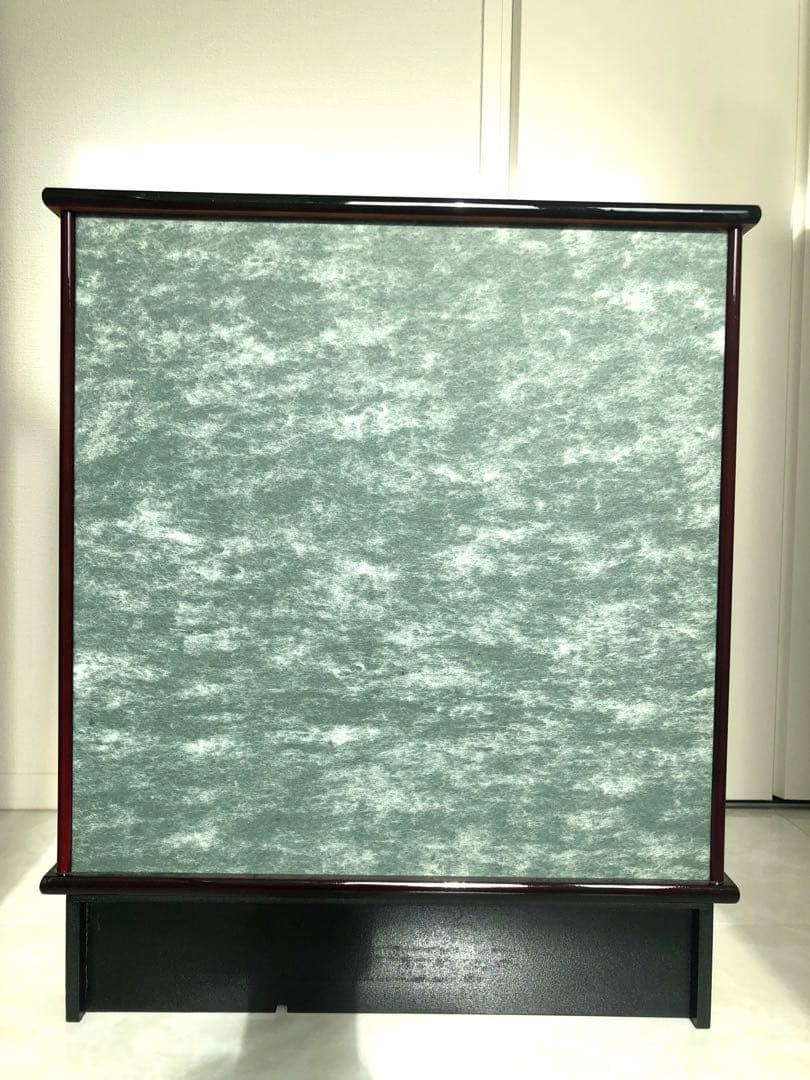 五月人形兜飾り ガラスケース入り　オルゴール付き